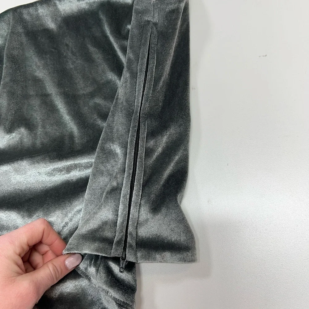Velvet Sage Green Bustier Bodice Style Top Size Medium - Picture 3 of 11